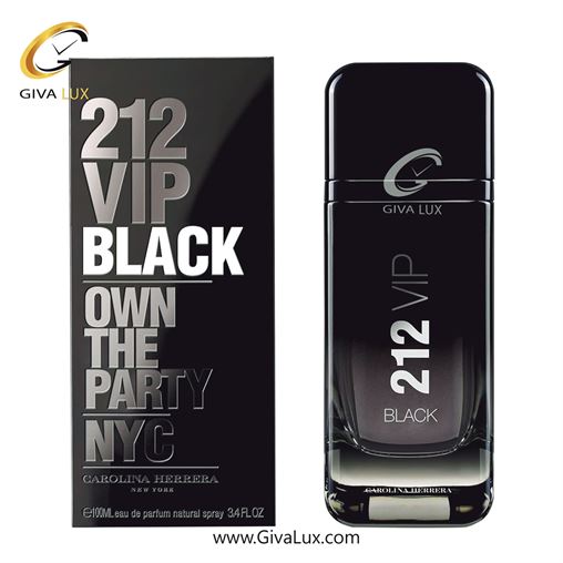  ادو پرفیوم  مردانه کارولینا هررا اورجینال مدل Carolina Herrera 212 VIP Black | 212 وی آی پی بلک حجم  100 میل